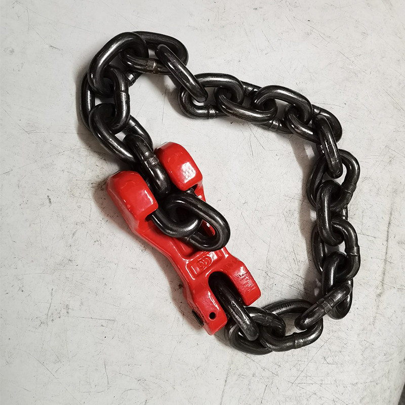 起重链条调节器吊链钢链调节长短抓钩骨勾锰钢铁链吊索具成套吊具