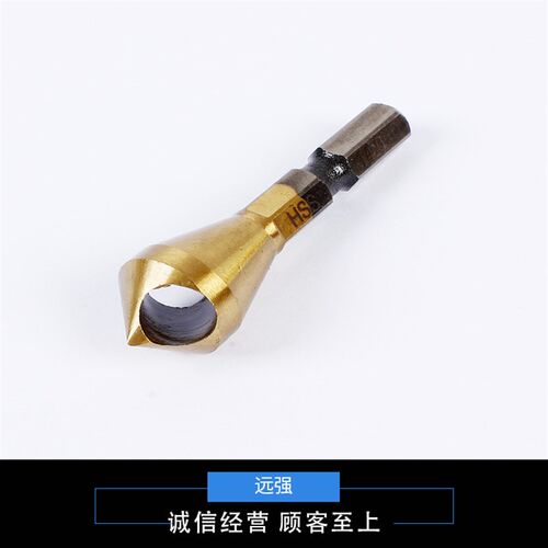 含钴镀钛90度斜孔倒角钻头不锈钢内孔去毛刺倒角刀金属45沉孔器