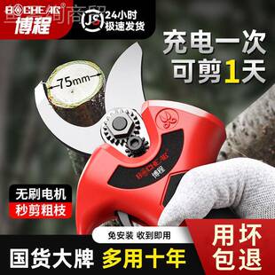 【用坏包XJY换】德国树博程电动修枝剪果枝刀充电全式自动园林电