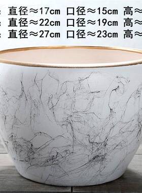 新款陶瓷欧19389花盆特大号北室风格发创意内外财树绿萝盆栽花盆