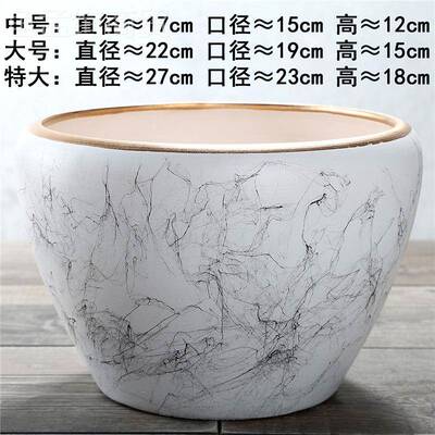 新款陶瓷欧19389花盆特大号北室风格发创意内外财树绿萝盆栽花盆