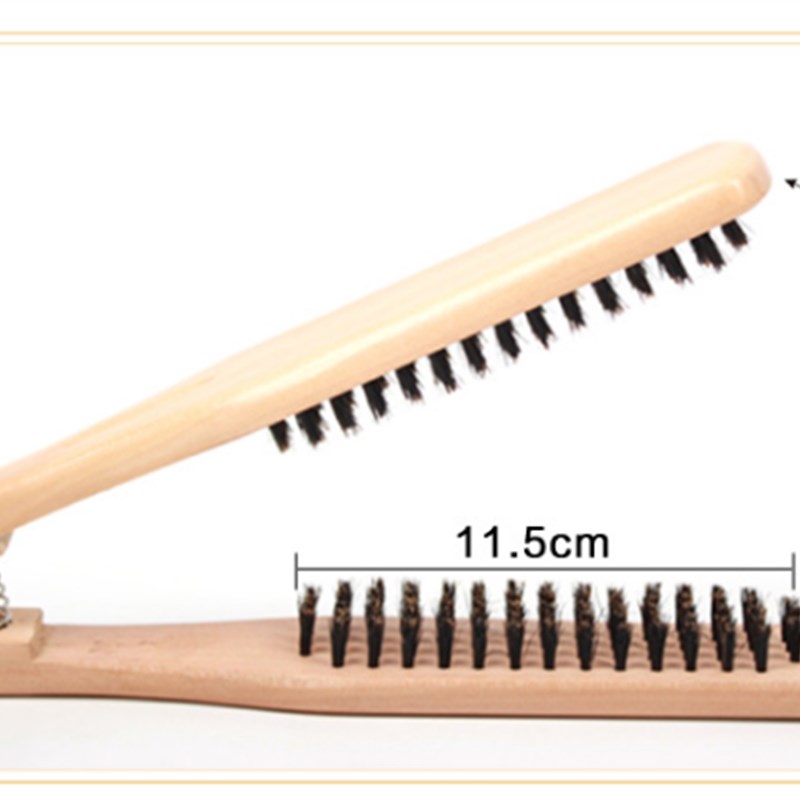 美发拉直梳 型梳直发棒美发梳 夹板造型梳 防静电梳子拉直发器