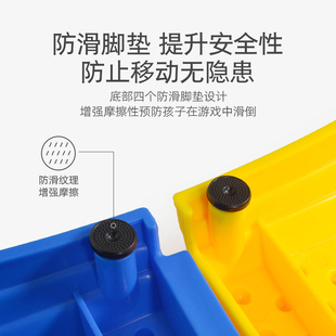 感统训练器材幼儿园触觉平衡板儿童家用独木桥平衡木室内前庭