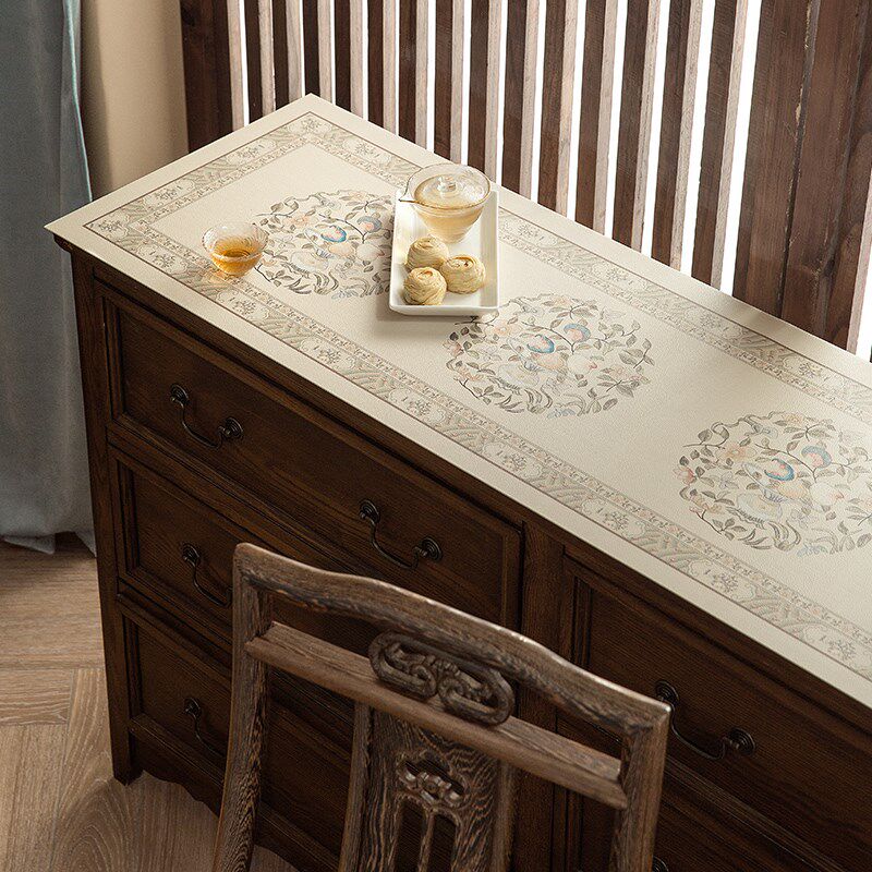 锦上硕果新端典雅餐边柜保护垫电视柜台面垫子入户玄关柜垫,居家布艺,桌布,淘宝优惠券,粉丝福利购,淘宝优惠卷