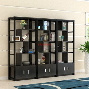 商业办公家具办公室柜子落地文件柜木质档案柜屏风柜大博古架