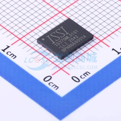 NAND FLASH IS37SML01G1-LLI WSON-8-EP(6x8) 原装正品
