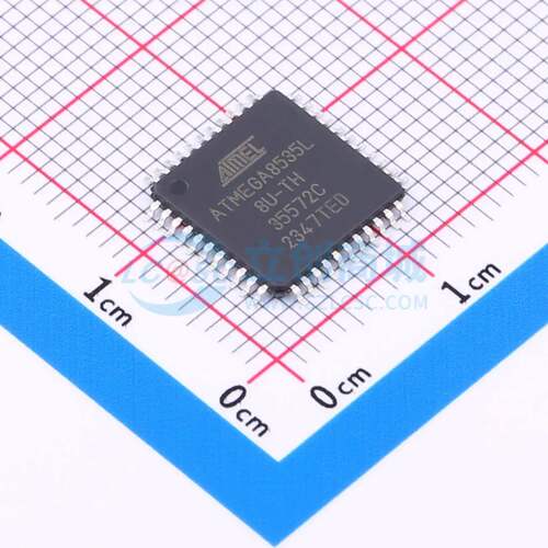 单片机(MCU/MPU/SOC) ATMEGA8535L-8AU PLCC-44(16.6x16.6) 原装