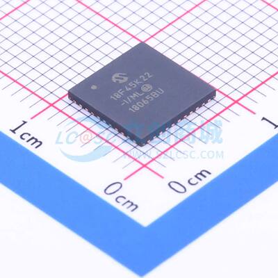 单片机(MCU/MPU/SOC) PIC18F45K22-I/ML QFN-44-EP(8x8) 原装正品