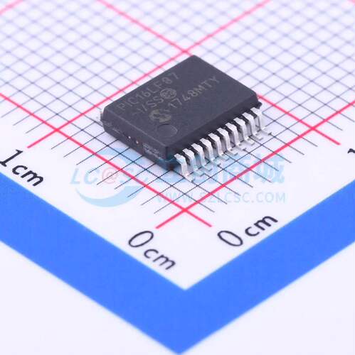 单片机(MCU/MPU/SOC) PIC16LF87-I/SS SSOP-20-5.2mm 原装正品