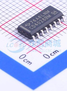 信号开关/编解码器/多路复用器 CD4028BM96 SOIC-16 原装正品 电
