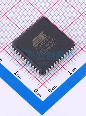 单片机(MCU/MPU/SOC) AT89C51RC-24JU PLCC-44(16.6x16.6) 原装正