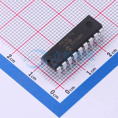 单片机(MCU/MPU/SOC) PIC16F716-I/P PDIP-18 原装正品