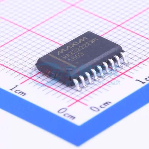 RS232芯片 MAX3222EWN+ SOIC-18-300mil 原装正品
