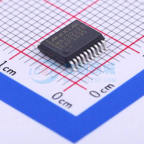 RS232芯片 MAX3222EEAP+T SSOP-20-208mil 原装正品