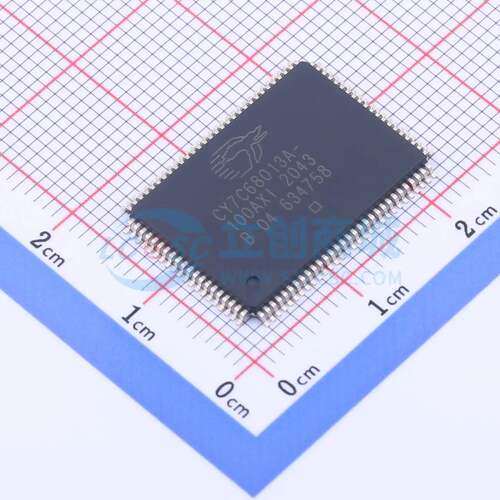USB转换芯片 CY7C68013A-100AXI TQFP-100(14x20) 原装正品