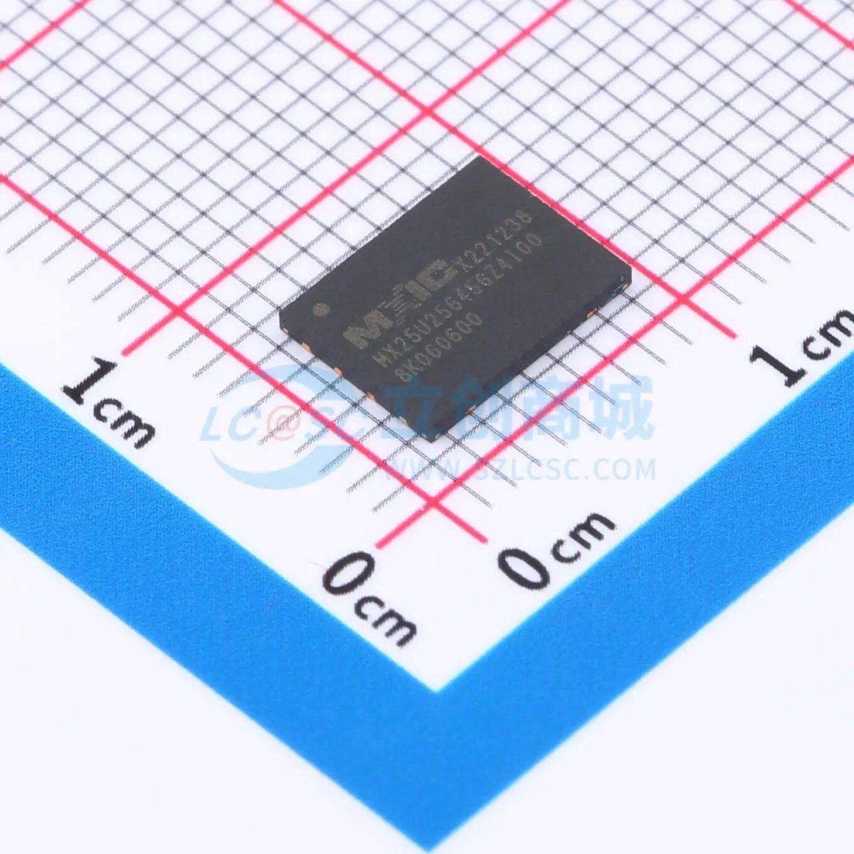 MX25U25645GZ4I00 WSON-8-EP(6x8) 256Mbit 166MHz NOR FLASH - 实物图