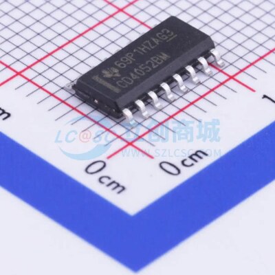 模拟开关/多路复用器 CD4052BM96 SOIC-16 原装正品