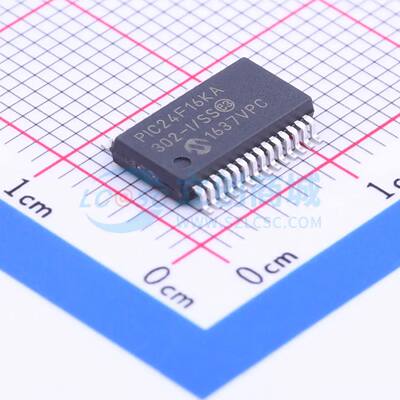 单片机(MCU/MPU/SOC) PIC24F16KA302-I/SS SSOP-28-150mil 原装正