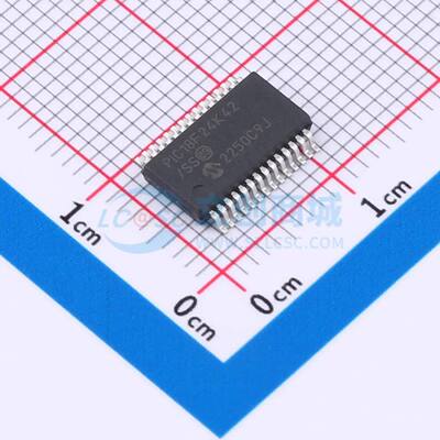 单片机(MCU/MPU/SOC) PIC18F24K42-I/SS SSOP-28-208mil 原装正品