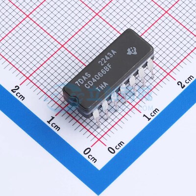 信号开关/编解码器/多路复用器 CD4066BF CDIP-14 原装正品 电子