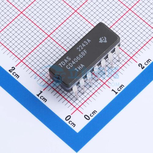 信号开关/编解码器/多路复用器 CD4066BF CDIP-14 原装正品 电子