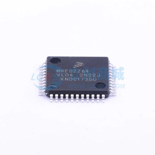 单片机 MKE02Z64VLD4 LQFP-44(10x10) 64KB 40MHz ARM 芯片