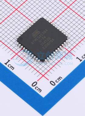 单片机(MCU/MPU/SOC) ATMEGA1284-AUR TQFP-44(10x10) 原装正品