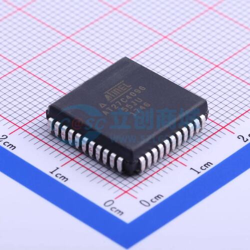 非易失性存储器(ROM) AT27C4096-55JU PLCC-44(16.6x16.6) 原装正