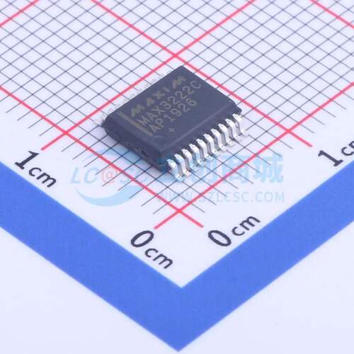 RS232芯片 MAX3222CAP+T SSOP-20-208mil 原装正品