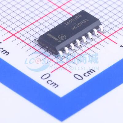模拟开关/多路复用器 MC14051BDR2G SOIC-16 原装正品