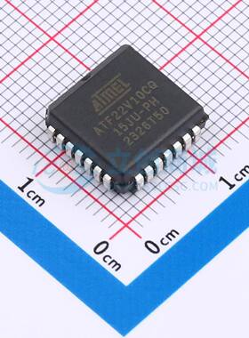 可编程逻辑器件(CPLD/FPGA) ATF22V10CQ-15JU PLCC-28(11.5x11.5)