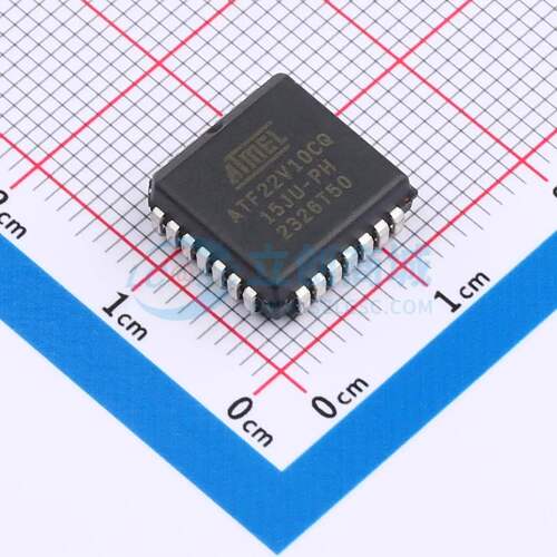 可编程逻辑器件(CPLD/FPGA) ATF22V10CQ-15JU PLCC-28(11.5x11.5)