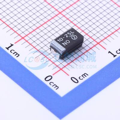 钽电容593D106X0025C2TE3 CASE-C-6032-28(mm) 10uF 25V ±20%