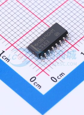 信号开关/编解码器/多路复用器 SN74LS153DR SOIC-16 原装正品 电
