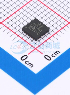 RS-485/RS-422芯片 SN55LBC180RSAR QFN-16-EP(4x4) 原装正品