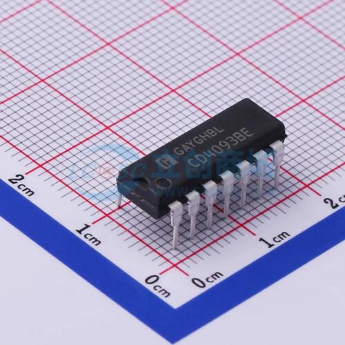 逻辑门 CD4093BE DIP-14L 原装正品