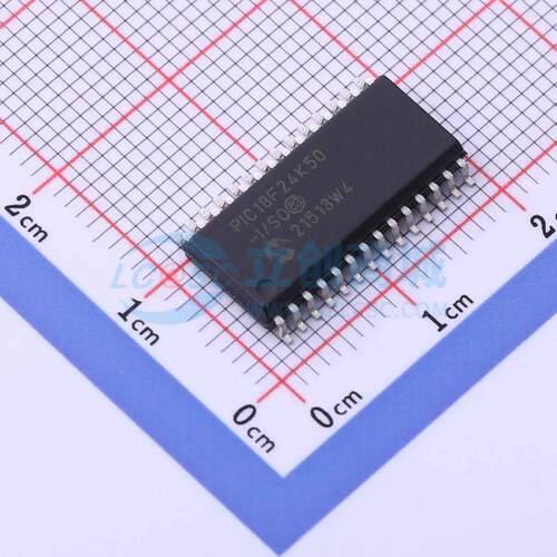 单片机(MCU/MPU/SOC) PIC18F24K50-I/SO SOIC-28-300mil 原装正品