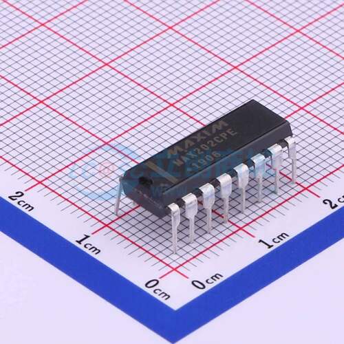 RS232芯片 MAX202CPE+ PDIP-16 原装正品