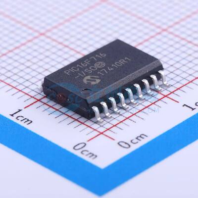 单片机(MCU/MPU/SOC) PIC16F716T-I/SO SOIC-18-300mil 原装正品