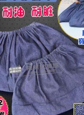 加厚加大防滑牛仔布鞋套可重复使用防静电防尘工厂家用布鞋套脚套