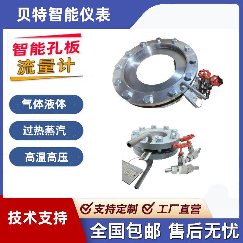 孔板流量计厂家高温高压节流式多孔流量表耐腐蚀高强度仪表