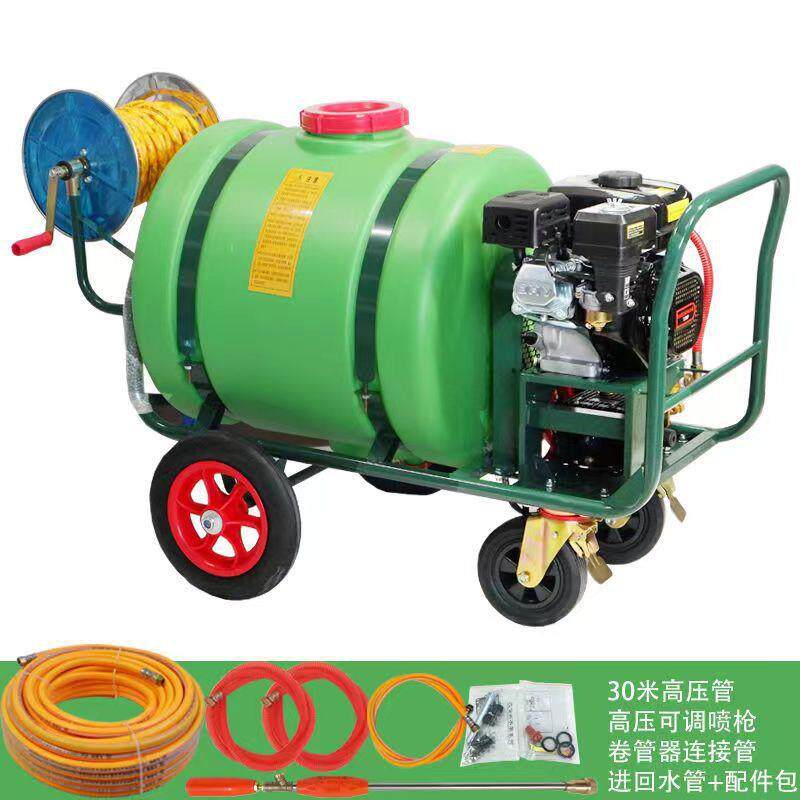多功能农药打药车手推式打药机电动高压农用汽油机喷雾器