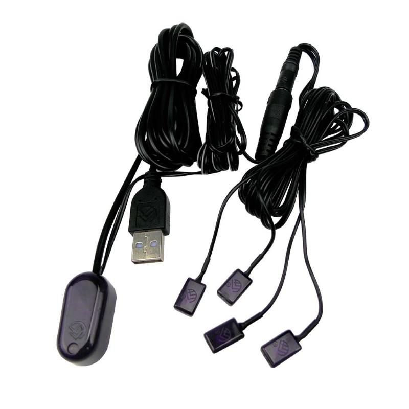 U红外转发器IR扩展器 遥控信号延长器 灵敏 一拖四台 家电遥控