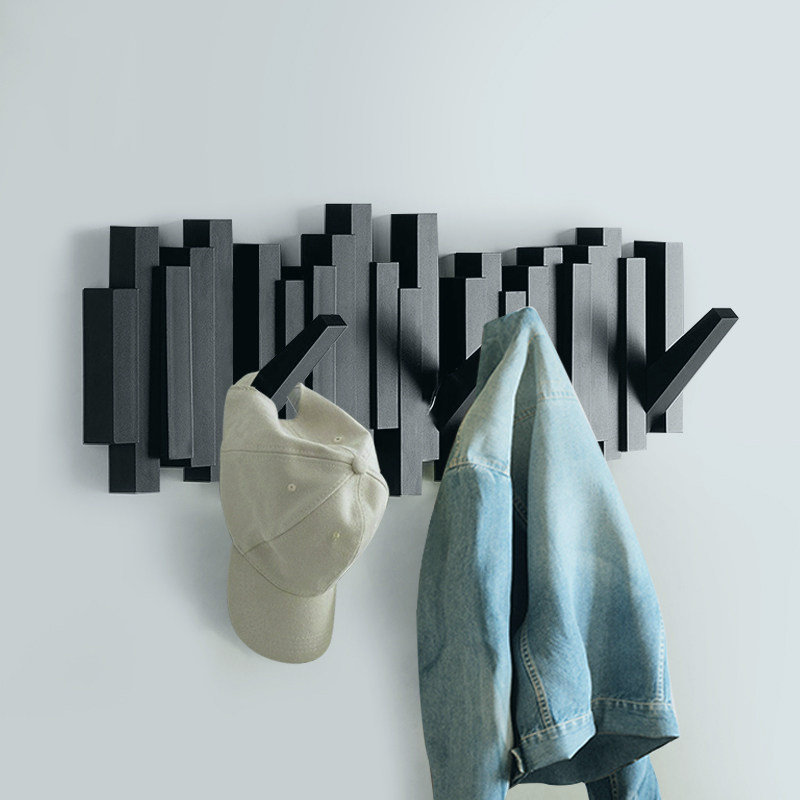 umbr 钢琴键挂衣架挂衣钩进门入户琴键挂钩壁挂式创意玄关衣帽架