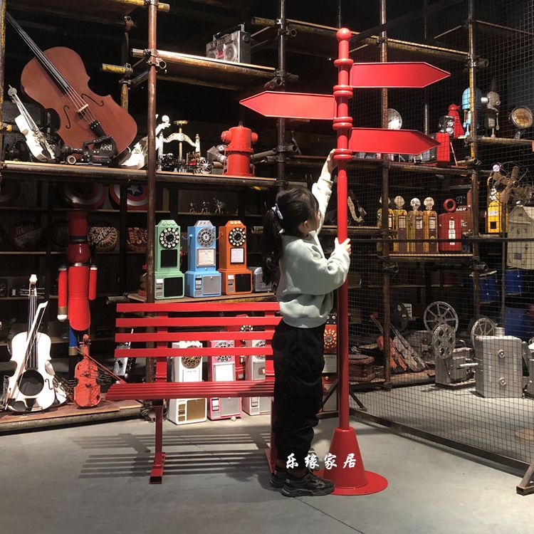 定制铁艺房地产小区指示牌广告路牌景区导向牌公园指路牌路标指向