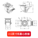 韵狮低重心万向轮重型带刹车定向工业尼龙脚轮