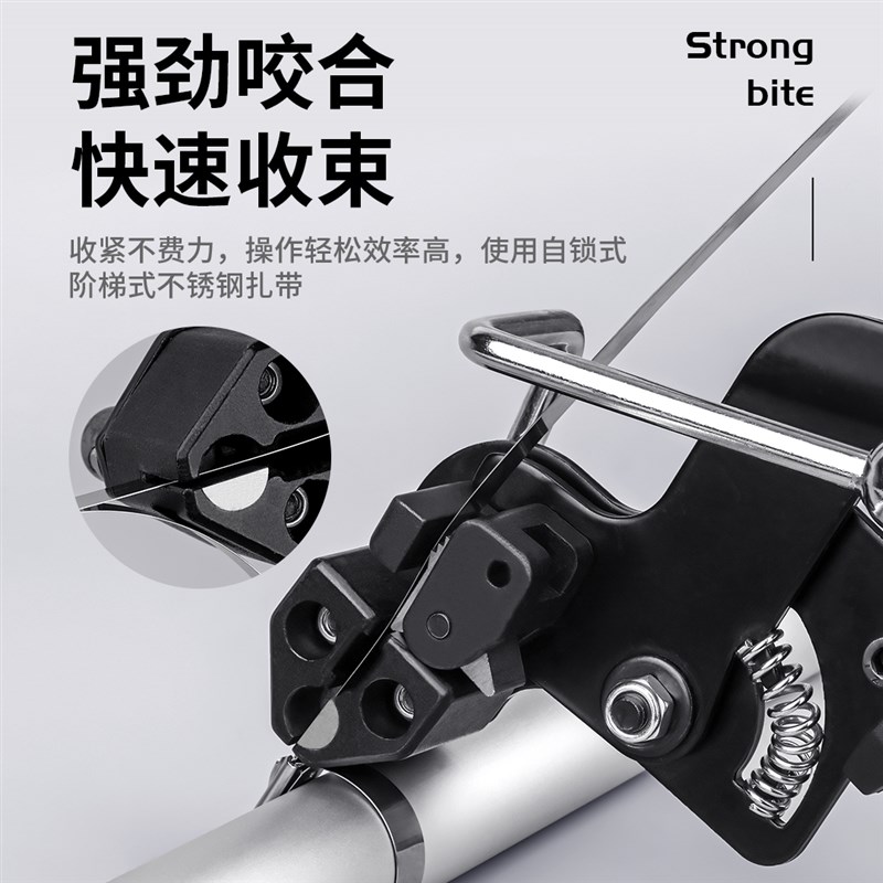 锈钢扎带钳收紧器拉紧器裁剪捆扎金属工具打包机捆扎器扎带钳子