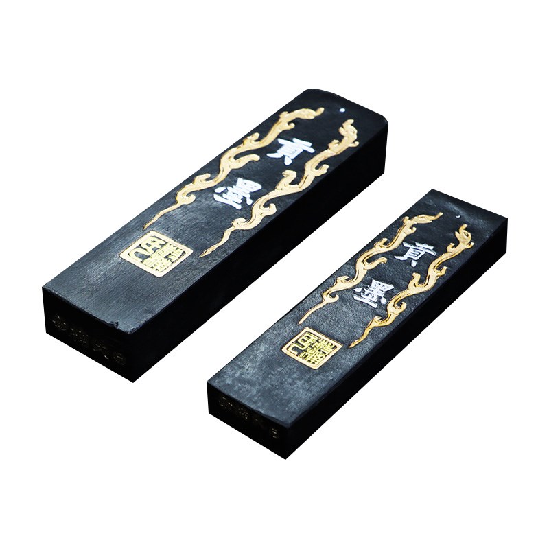 曹素功敏楠氏墨锭桐木盒装贡墨一两二两超细油烟墨书画墨条墨块