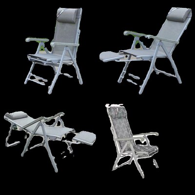 振东折叠椅 躺椅 办公午休睡椅带调节功能椅平躺加固横梁