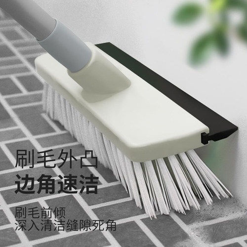 硬毛地刷长伸缩加大号卫生洁刷子洗瓷砖房外墙洁工具